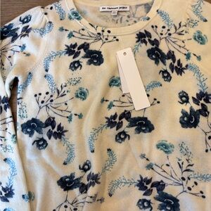 Floral Patterned cashmere Sweater